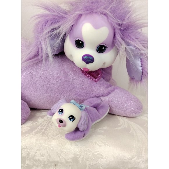puppy surprise Toys Puppy Surprise Purple Glitter Dog With Puppy In